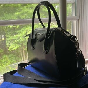 Mini Antigona Bag in Box Leather